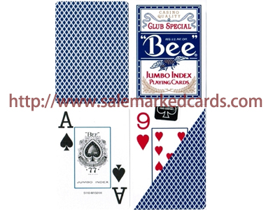 Jumbo Index Bee Marked Cards